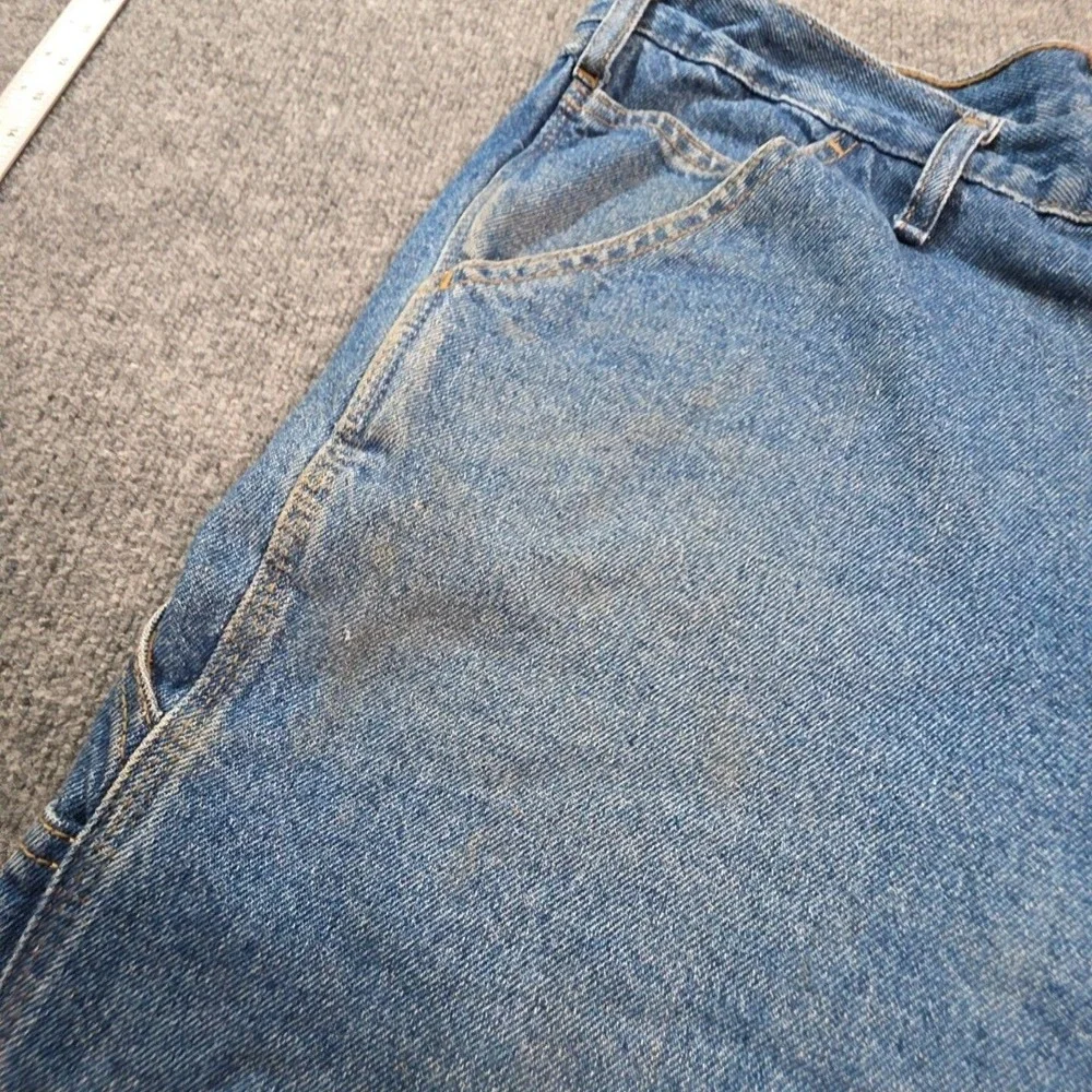 Levis Cargo Shorts Mens 36 Blue Medium Wash Denim Relaxed Fit Workwear Summer